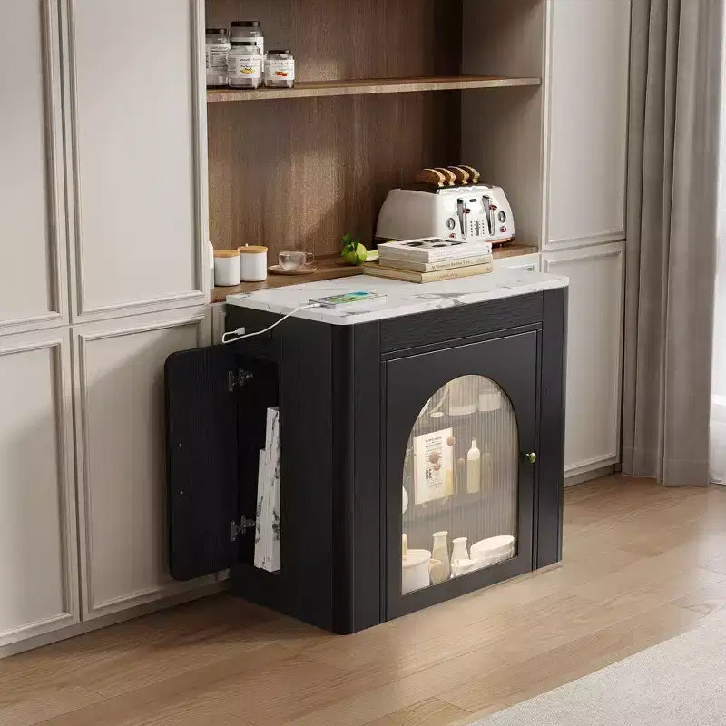 Tavolo da pranzo allungabile con presa elettrica integrata