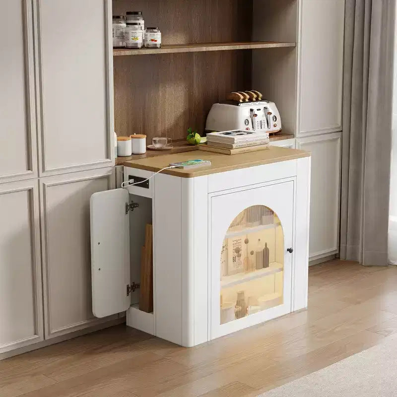 Tavolo da pranzo allungabile con presa elettrica integrata