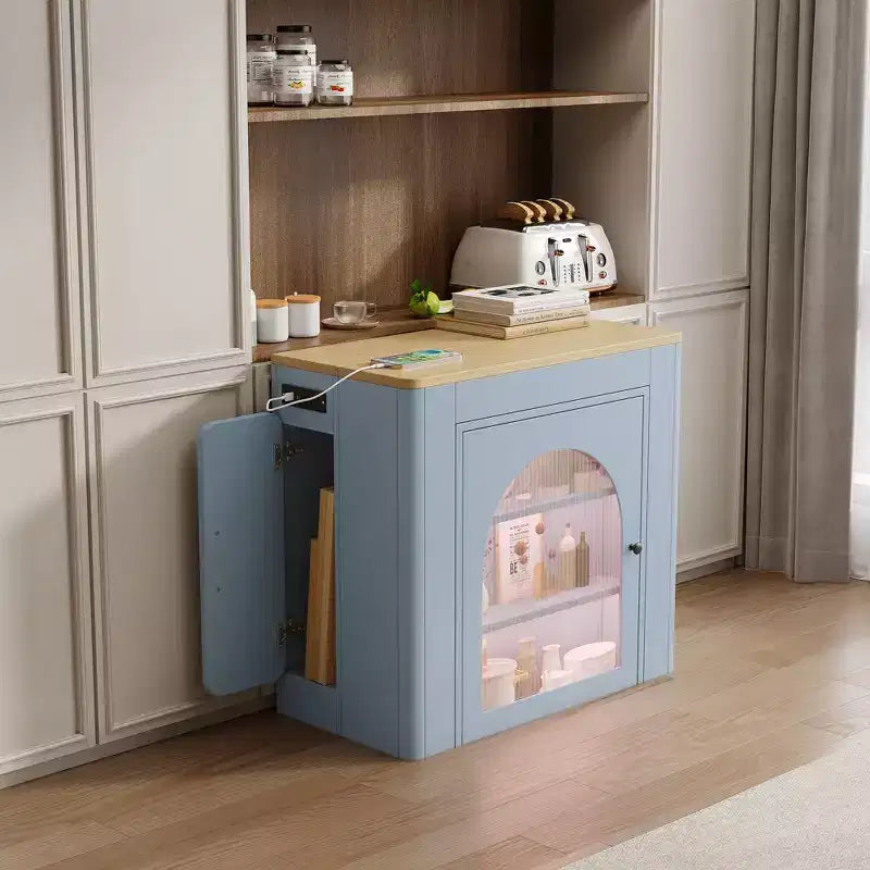 Tavolo da pranzo allungabile con presa elettrica integrata