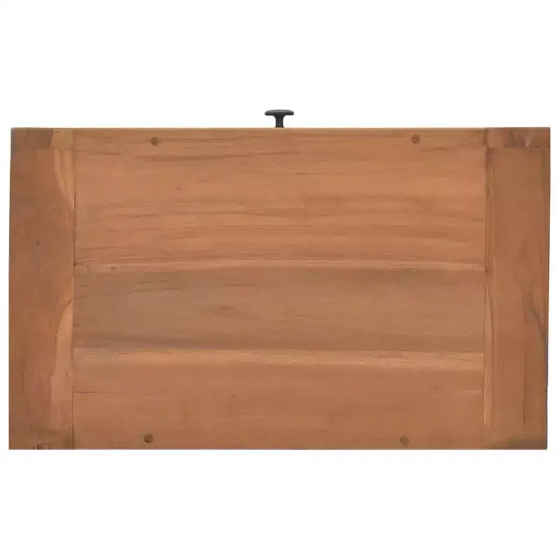 Comodino in legno massello di teak con cassetto