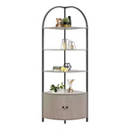 Scaffale angolare con mobiletto