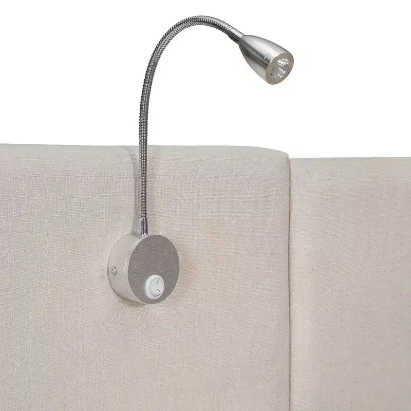Letto matrimoniale con cassetti contenitore, mensole, letto estraibile e luci da lettura