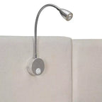 Letto matrimoniale con cassetti contenitore, mensole, letto estraibile e luci da lettura
