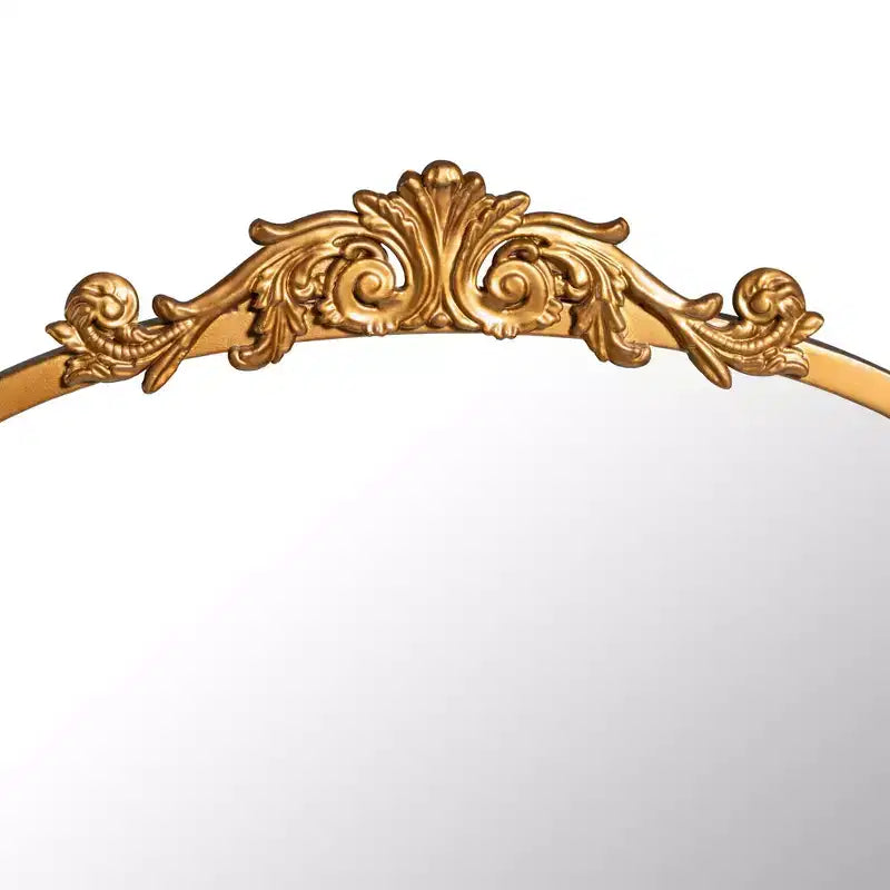 Mobiletto da bagno ad arco con specchio e contenitore