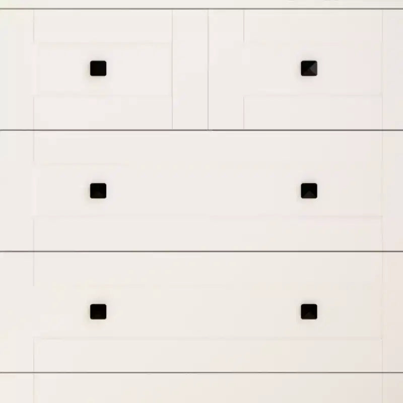 Cassettiera a 4 cassetti con finitura in melamina – Bianca