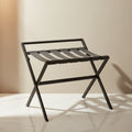 Roselli Trading Luggage Rack -Black Powder Coated