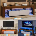 Mobile TV Moderno con Contenitore – Mobile Porta TV con Cassetti e Ripiani