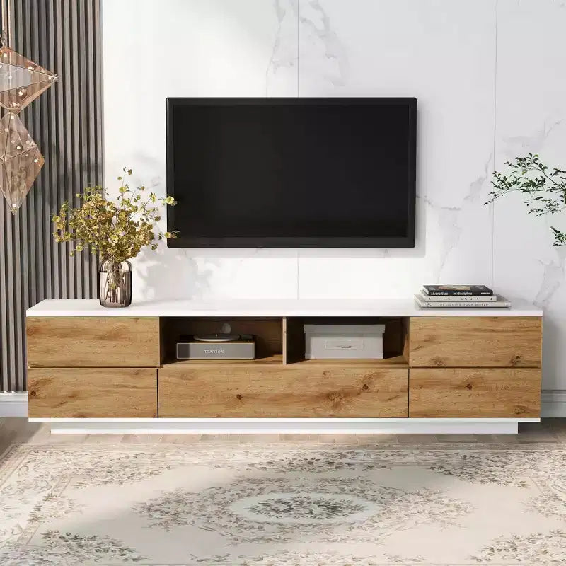 Mobile TV moderno per televisori fino a 80 pollici con mobiletto contenitore