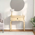 vidaXL Tavolo Consolle Corona 73x35x73 cm Legno Massello di Pino