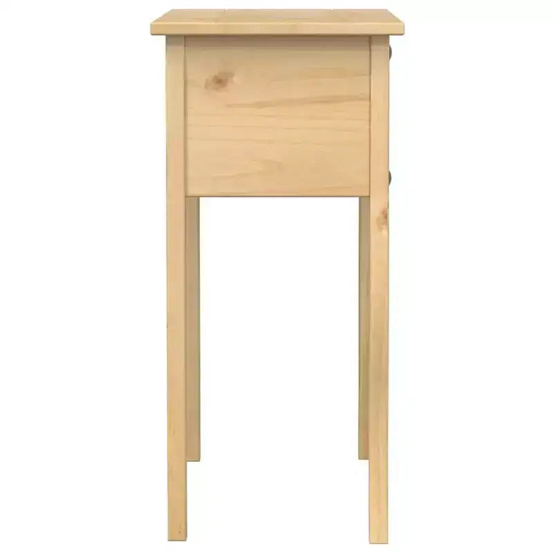 vidaXL Tavolo Consolle Corona 73x35x73 cm Legno Massello di Pino