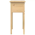 vidaXL Tavolo Consolle Corona 73x35x73 cm Legno Massello di Pino