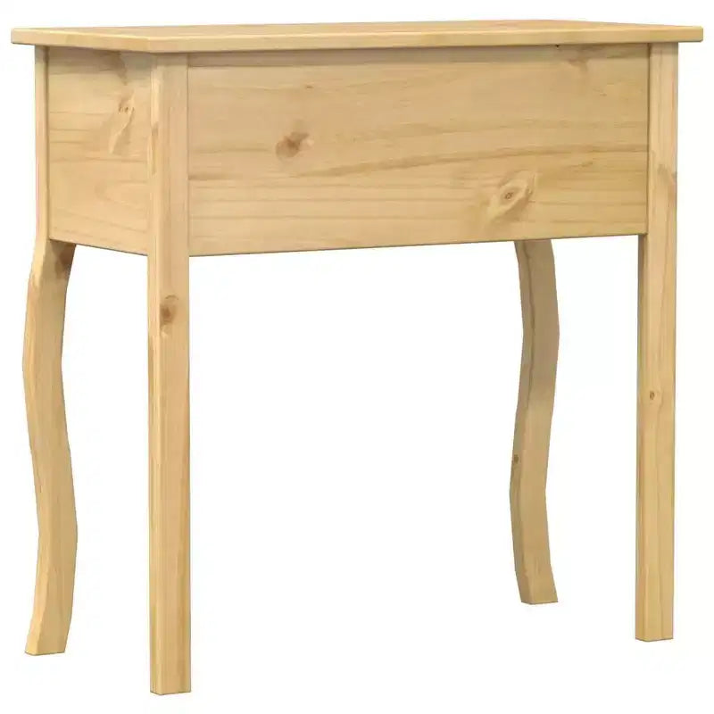 vidaXL Tavolo Consolle Corona 73x35x73 cm Legno Massello di Pino