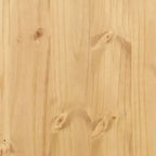vidaXL Tavolo Consolle Corona 73x35x73 cm Legno Massello di Pino