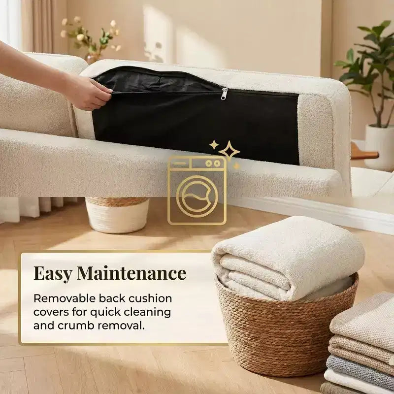 Divano Letto a L da 81" con Chaise Longue Contenitore e Tasche Laterali