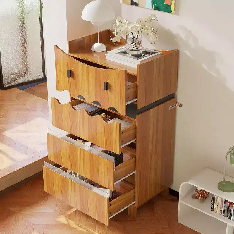 Cassettiera verticale a forma di mostro a 4 cassetti