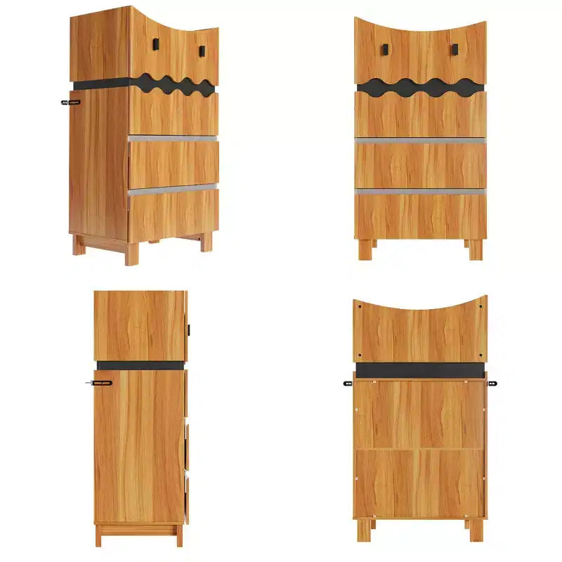 Cassettiera verticale a forma di mostro a 4 cassetti