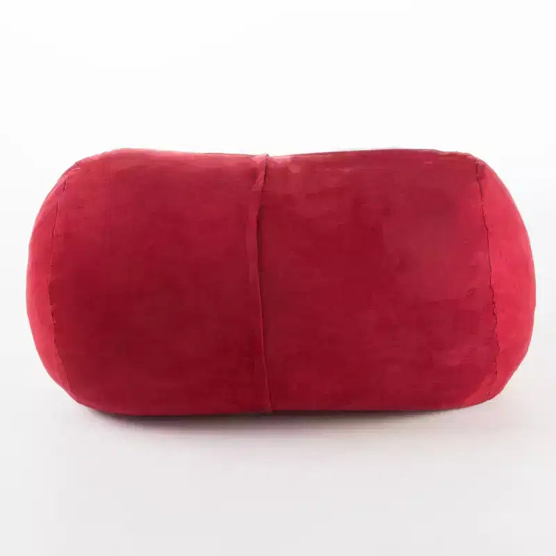 Poltrona Sacco Cilindrica 120 cm – Divano da Pavimento in Suedine per Camera da Letto e Soggiorno